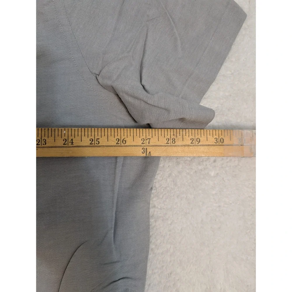 NEW! UNTUCKit Mens‎ Bual Short Sleeve Button Up Shirt 3XL Regular Gray Cotton.